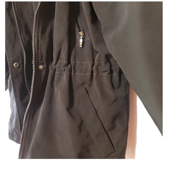 Nautica Womens Size Small Black Full Zip Hooded Warm Winter Coat - Picture 5 of 6